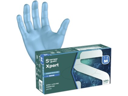 0445 bild 01 blau box semperguard einweghandschuhe