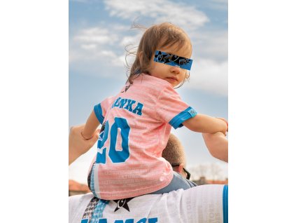vyska ruzovy detsky dres