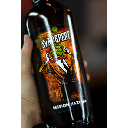 Strahov SvNorbert SessionHazyIPA 750 lahev