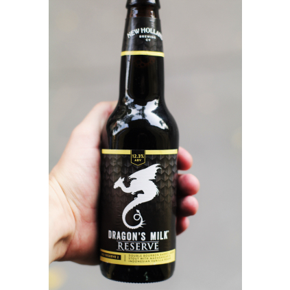 New Holland Dragon’s Milk Reserve Double Vanilla Double Bourbon Barrel Aged 0,355l  Bourbon Barrel Aged Imperial Stout w/ Madagascar & Indonesian Vanilla