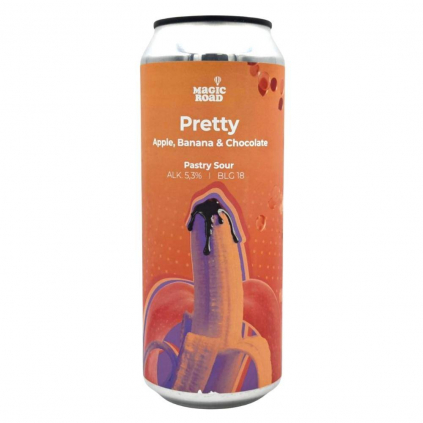 eng pl Magic Road Pretty Apple Banana Chocolate 500 ml can 4918 1