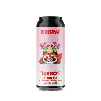 Birbant Turbo% Redblast 0,5 Plechovka