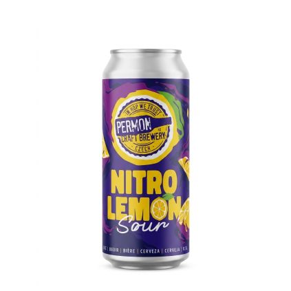 Permon Nitro Lemon Sour 12 0,5 plechovka