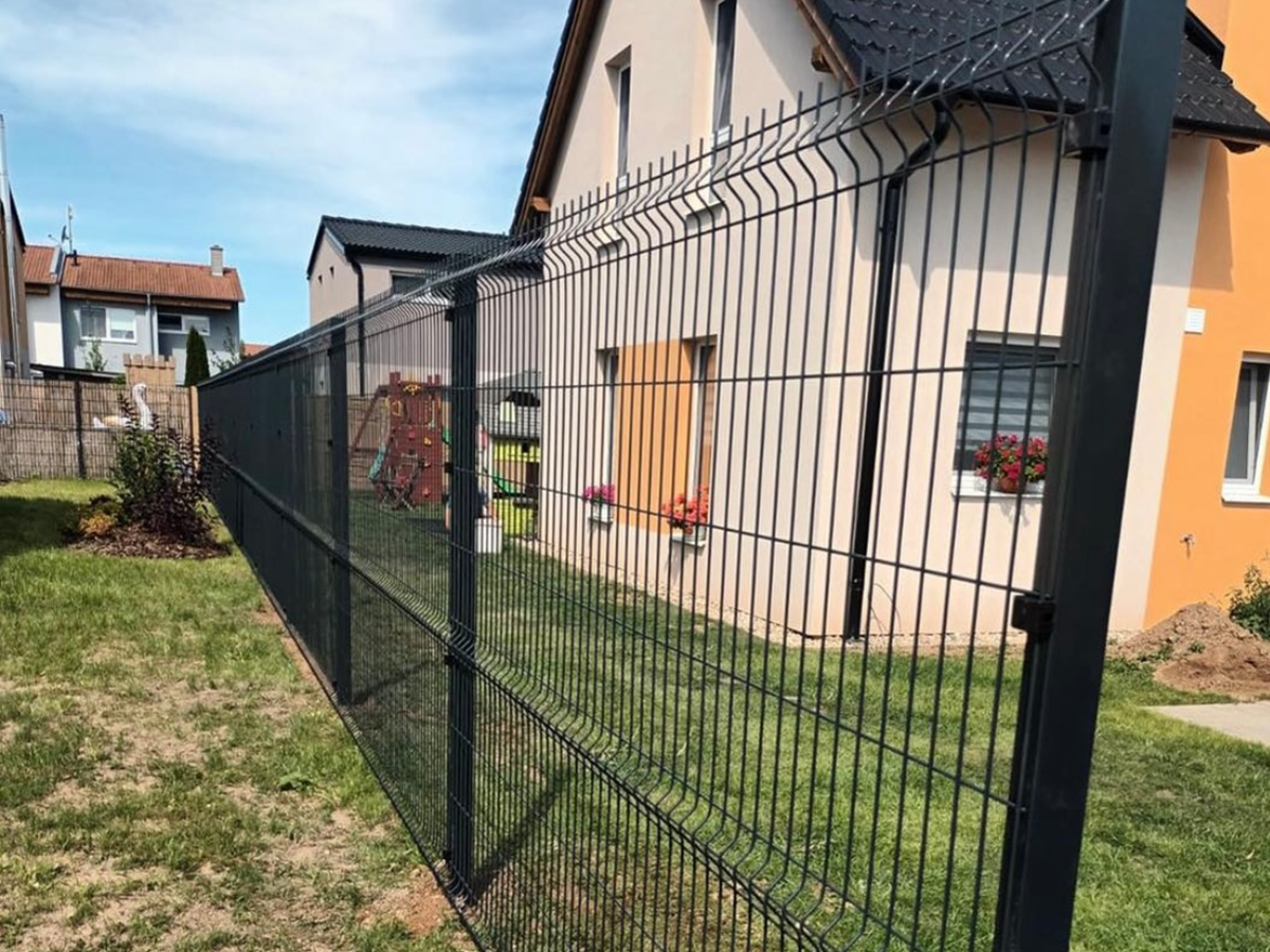 panelový systém 3D antracit