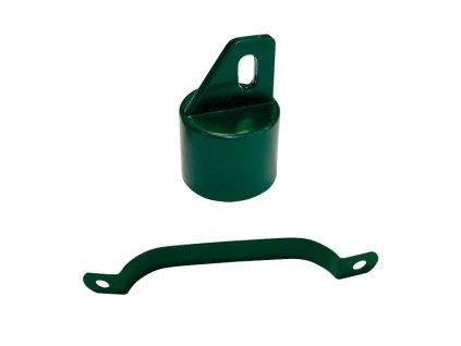 Koncovka vzpěry + objímka 60mm - Zelená