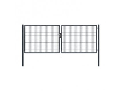 Brána PILOFOR SUPER dvoukřídlá 2D, 4090mm, Zn+RAL 7016: 98cm