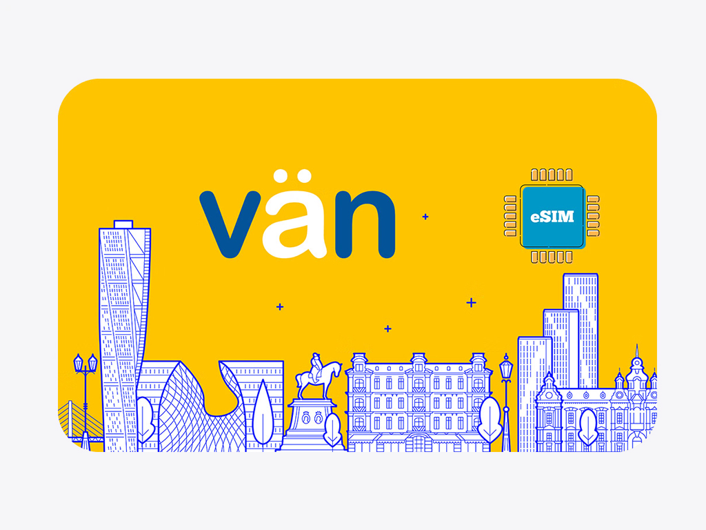 🇸🇪 Švédsko eSIM Balík: Unlimited, Platnosť: 5 dní