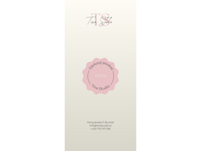 Dárkový poukaz 60 minut