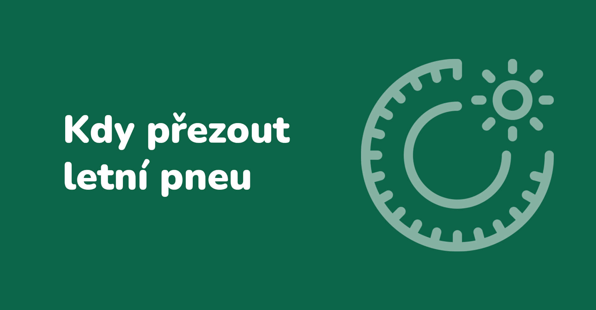 Letní pneumatiky: Kdy přezout?
