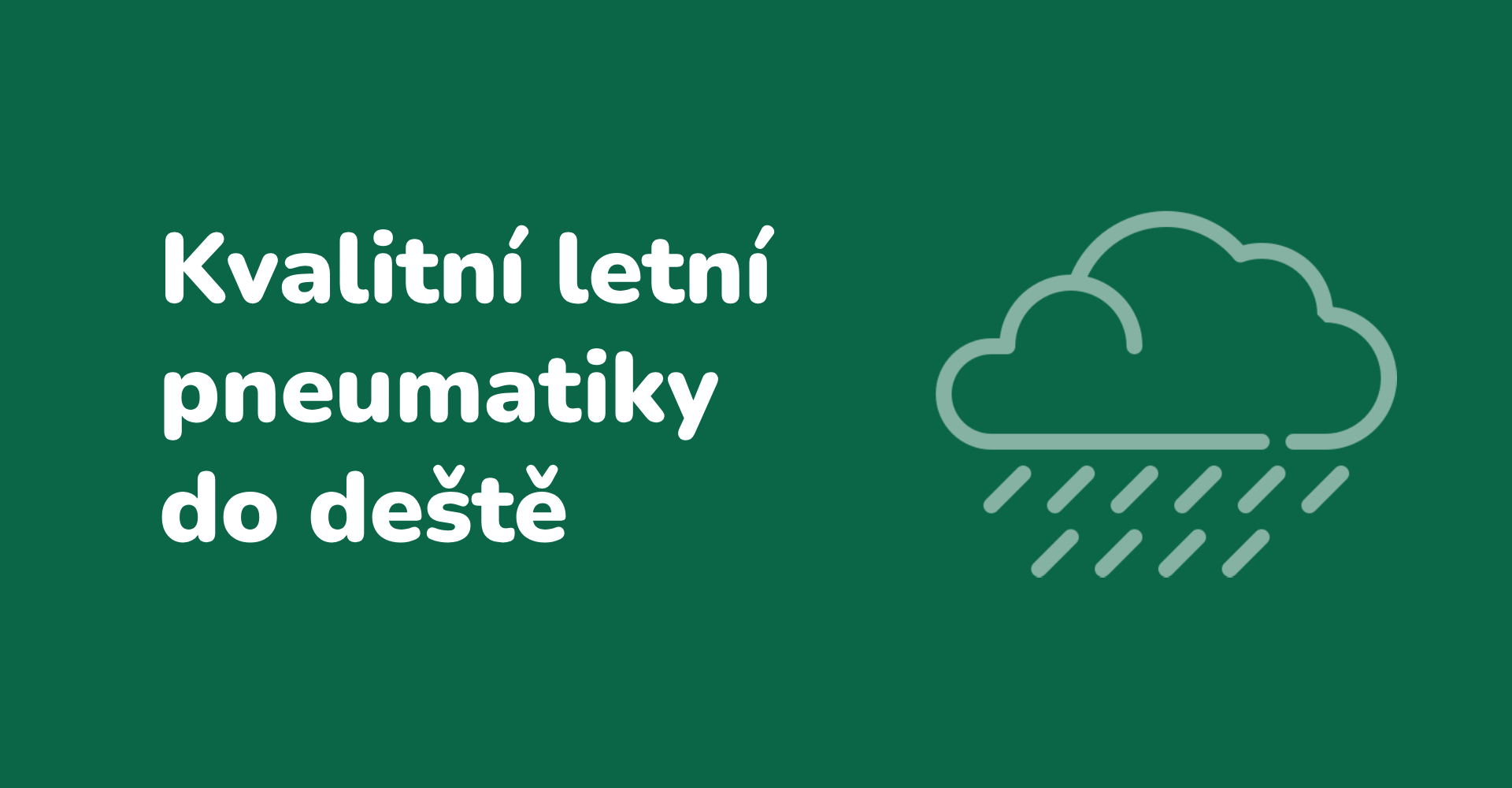 Výběr nejlepších letních pneumatik pro jízdu za deště