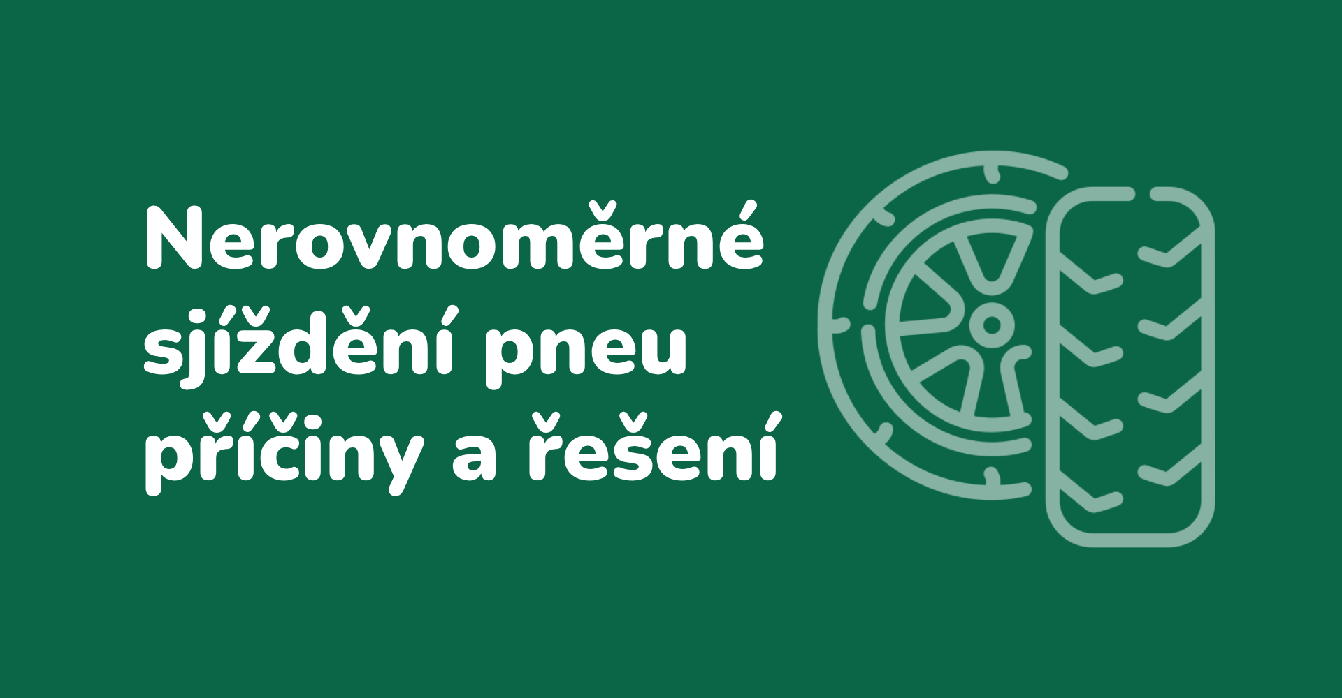 Sjíždějí se pneumatiky nerovnoměrně? Podle dezénu poznáte možnou příčinu
