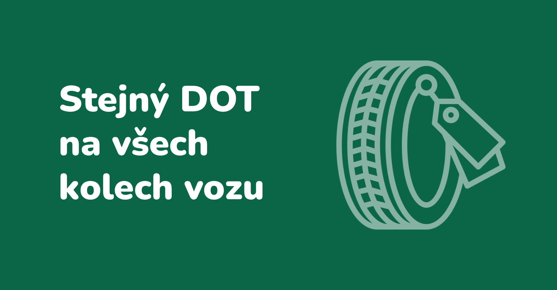 DOT kód pneumatik: Je nutné mít na všech kolech stejný?