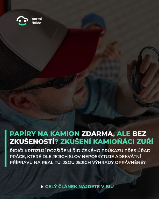 Rekvalifikace přes úřad práce je často diskutovaným problémem. Řidiči kritizují zejména možnost rozšíření řidičského...