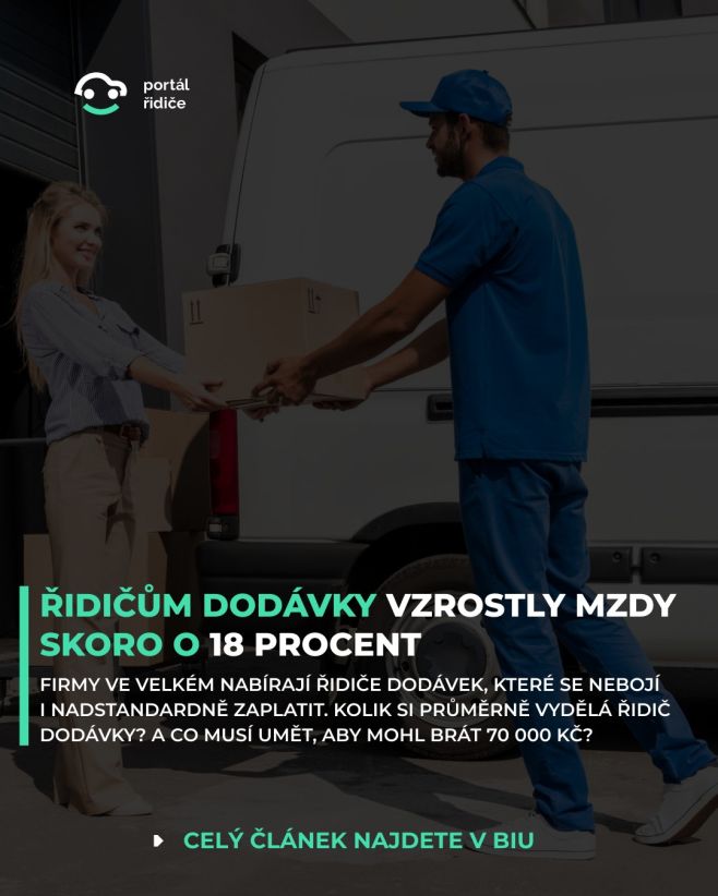 Firmy začínají opět ve velkém nabírat řidiče dodávek, které se nebojí adekvátně a mnohdy i nadstandardně zaplatit. 💵...