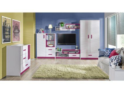 Kinderzimmer TRAFIKO 3 DOMEL Farbe: weiß