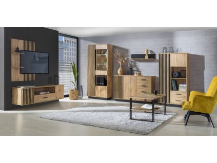 Obývací stěna LAMELO 3 Dolmar