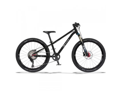 KUbikes - dětské kolo 24 S trail odpružená vidlice - černá