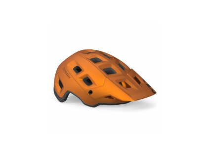 MET PŘILBA TERRANOVA ORANŽOVÁ TITANIUM METALICKÁ Velikost: