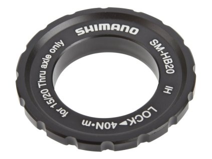 Matice Shimano pro uchycení kotouče Center Lock CL SMHB20 pro 15/20mm