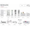 Obývací stěna BERGEN 1 Meblar