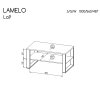 Obývací stěna LAMELO 1 Dolmar