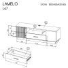 Obývací stěna LAMELO 1 Dolmar