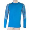 SENSOR MERINO ACTIVE PÁNSKÉ TRIKO DL.RUKÁV MODRÁ/ŠEDÁ PRUHY Velikost: Modrá/šedá pruhy, Barva: L