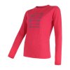 SENSOR MERINO ACTIVE PT ARROWS DÁMSKÉ TRIKO DL.RUKÁV MAGENTA Velikost: Magenta, Barva: