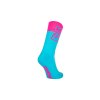 Ponožky PELLS Razzer Cyan/Pink Velikost: 39 - 42