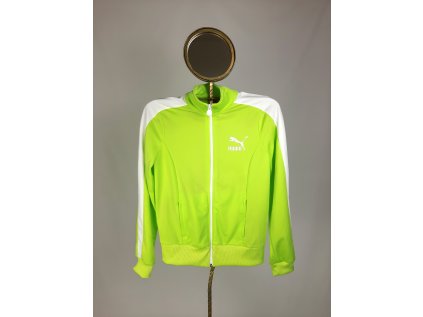 Puma zelená sportovní mikina