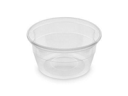 Polievková miska transparentná (PP) 500 ml, Ø 127 mm s uchom (50 ks)
