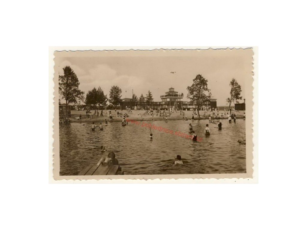 11 - Českolipsko, Hradčany / Kummer - Ralsko, koupaliště, cca 1930
