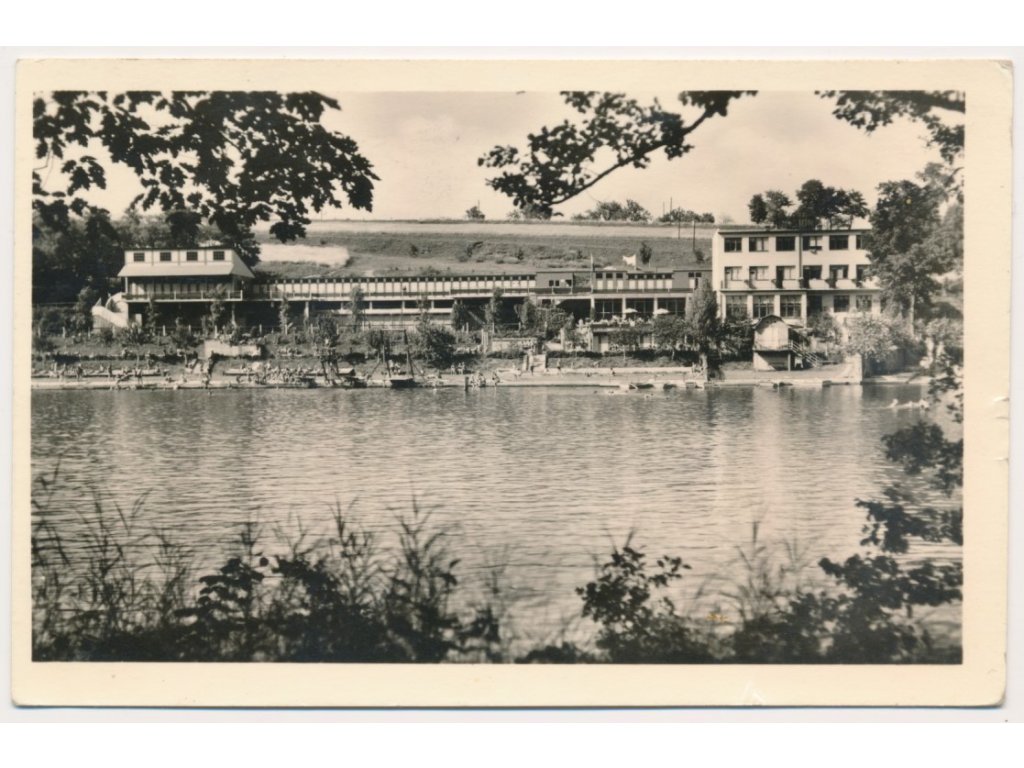 46 - Písek, partie z koupaliště, cca 1955