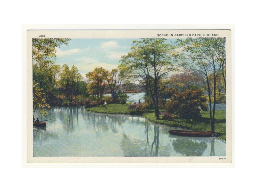 USA, Chicago, scene in Garfield Park, ca 1925