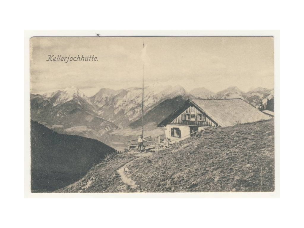 Austria, Tyrol, Kellerjoch, cottage, ca 1906