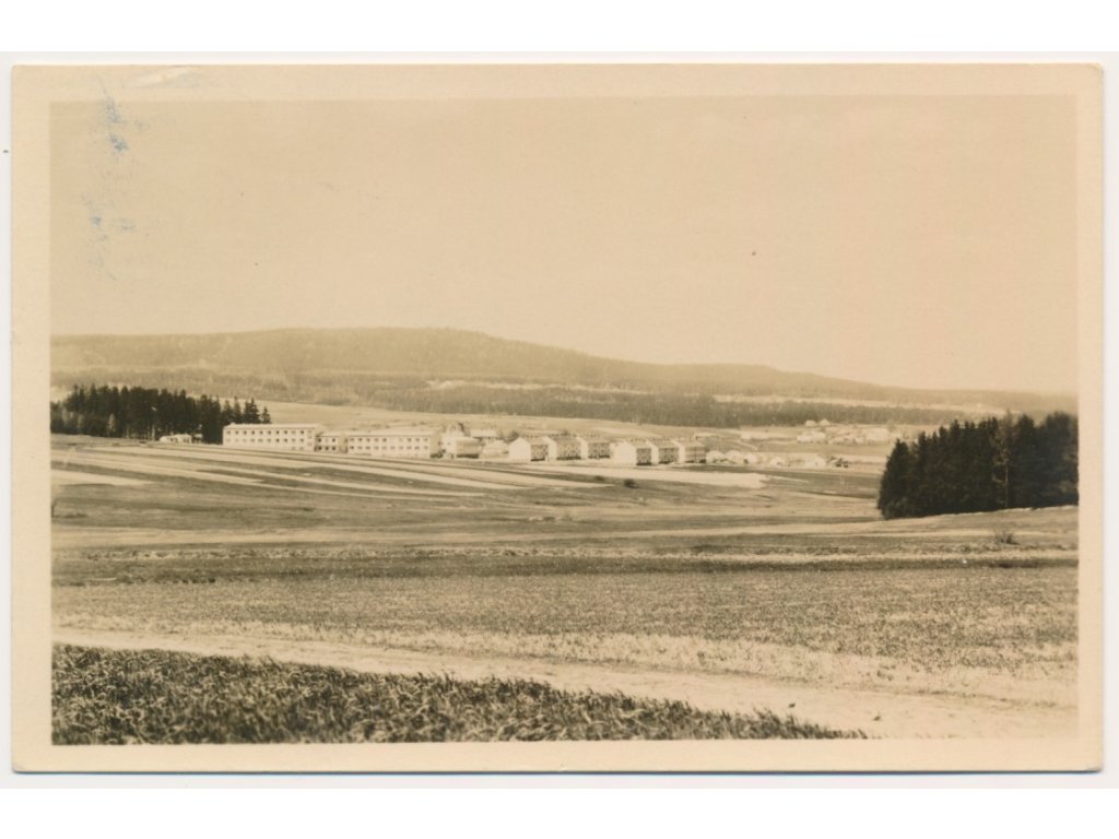 54 - Příbramsko, Vysoká Pec, Hornické učiliště, cca 1956