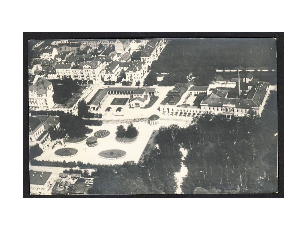 08 - Chebsko, Františkovy lázně, pohledy z letadla, nakl. Klub čsl. turistů, cca 1922