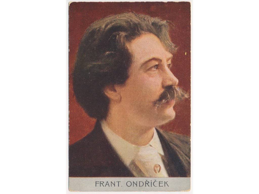 Ondříček František (1857-1922),houslista, Portrétová pohlednice, cca 1930