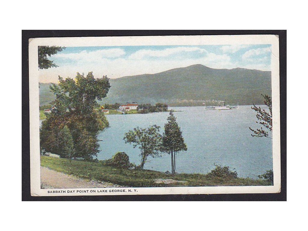 USA, Sabbath Day Point, Lake George, New York, ca 1927