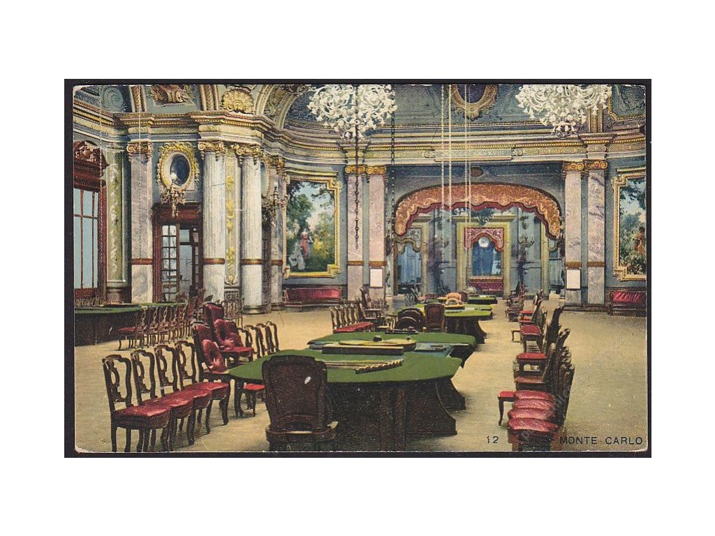 Kasino v Monte Carlu, cca 1915