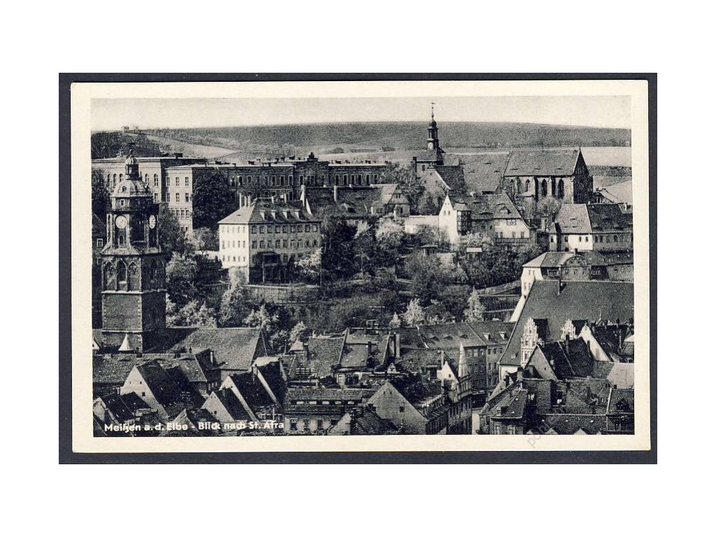 Deutschland, Meissen, Blick nach St. Afra, cca 1935