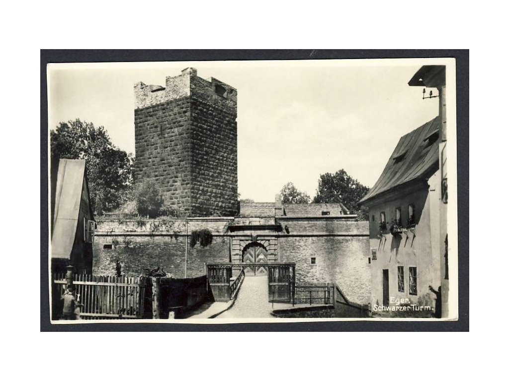 08-Cheb, Černá věž, cca 1935