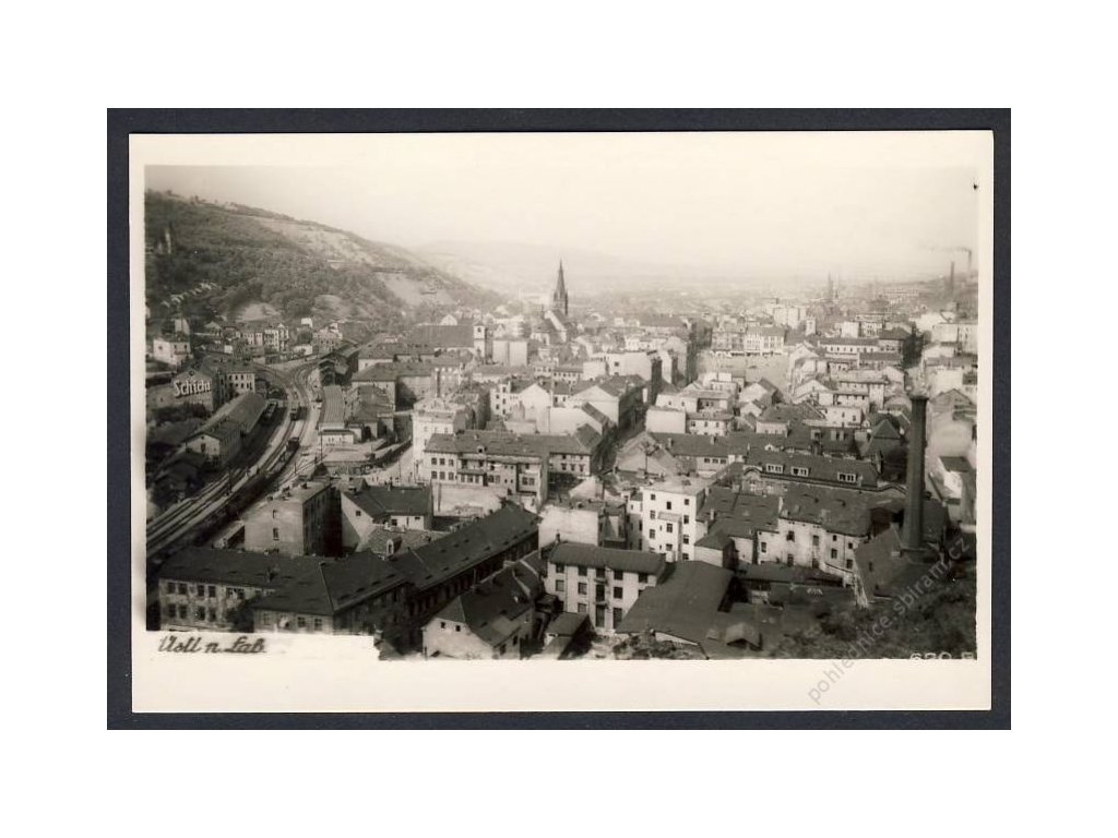 69-Ústí nad Labem, Celkový pohled, Foto fon, cca 1930