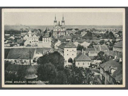 50-Praha-východ, Stará Boleslav, Celkový pohled, cca 1930