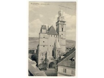 48- Prachatice, Kostel svatého Jakuba Staršího, ca 1918