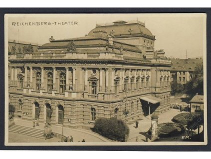 32 - Liberec, divadlo (Reichenberg), cca 1930