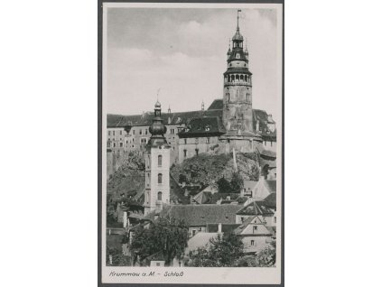 13 - Český Krumlov, zámek, ca 1940