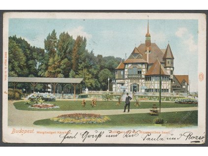 Maďarsko, Budapešť, Margitszigeti Káveház, ca 1900