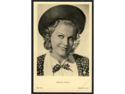 Herečka, Marika Rökk, foto Hämmerer, cca 1930