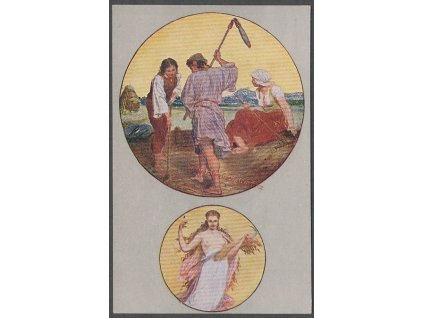 Josef Mánes, Měsíce – Srpen, cca 1930